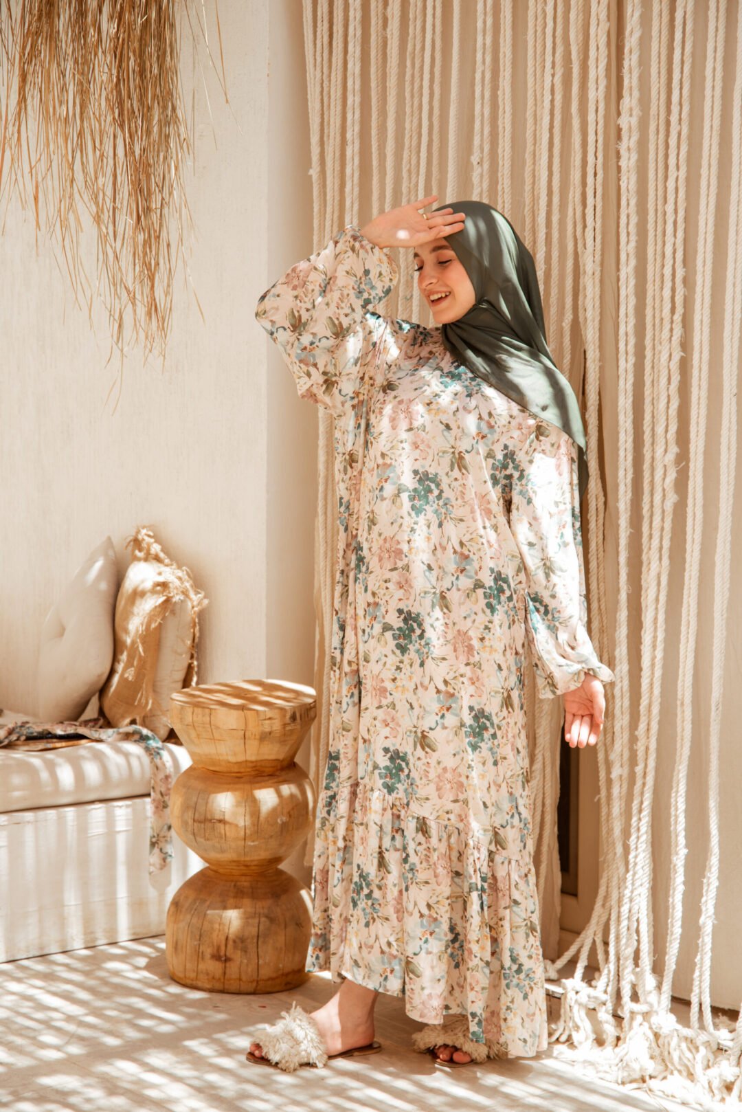 Summer floral dress - Image 4