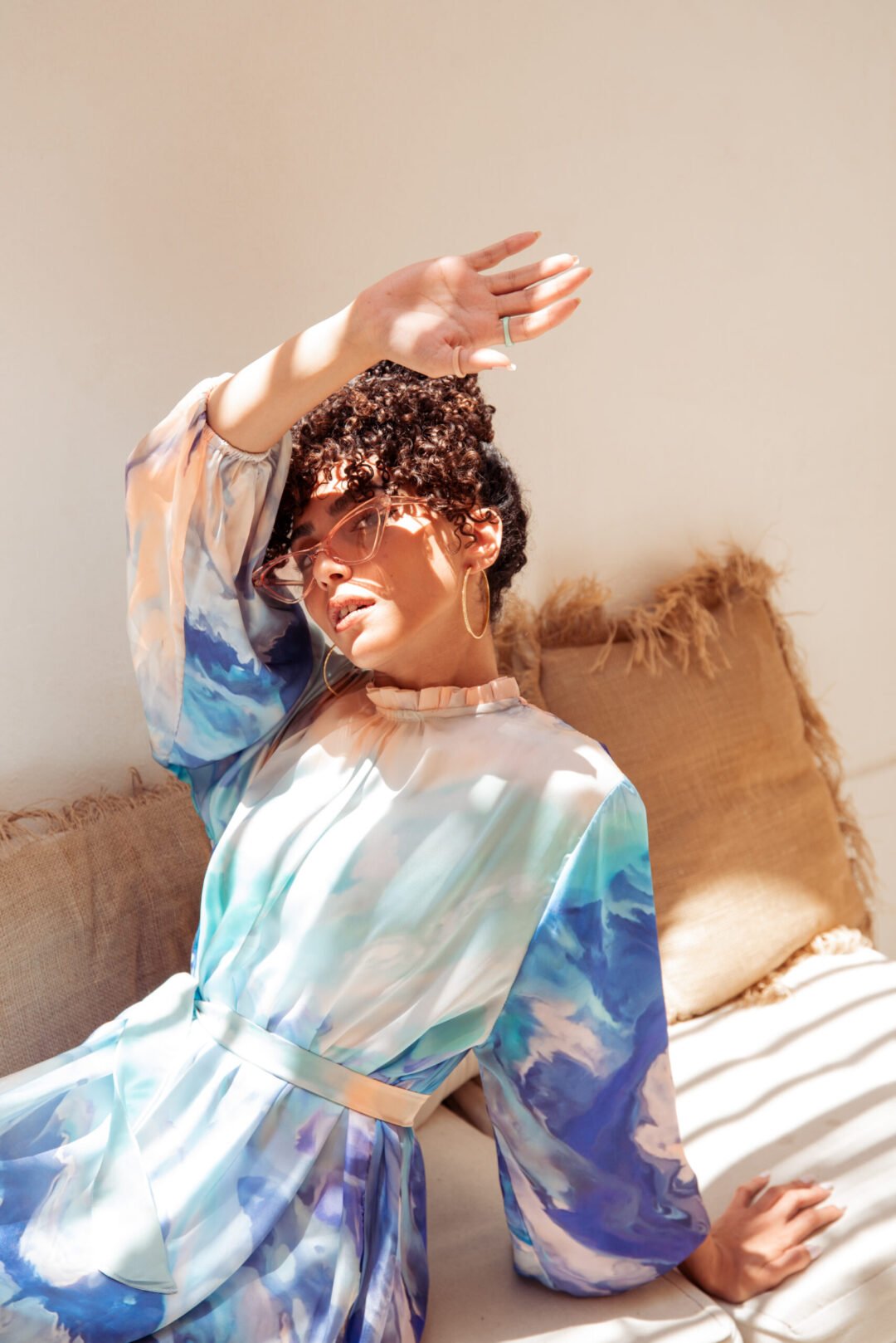 Aqua dress - Image 3