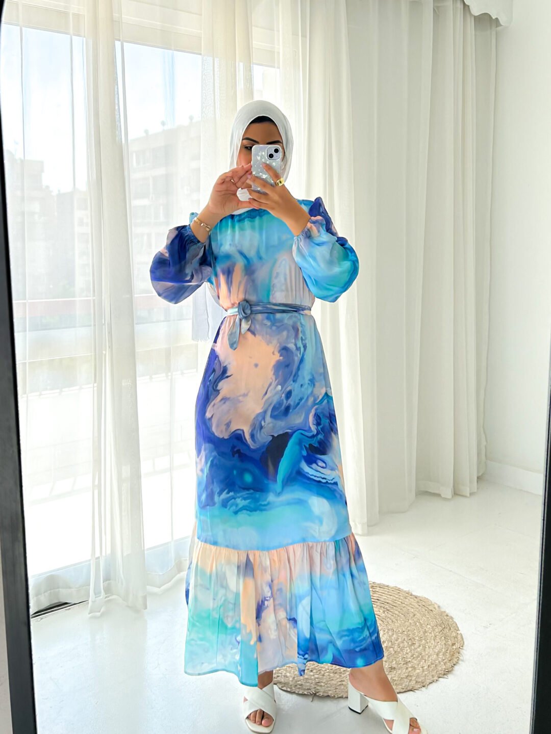 Aqua dress